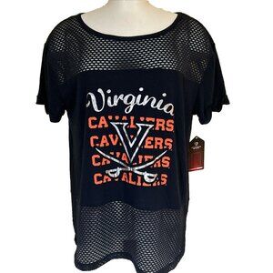 NEW Virginia Cavaliers Colosseum Mesh SS Shirt  Women's M